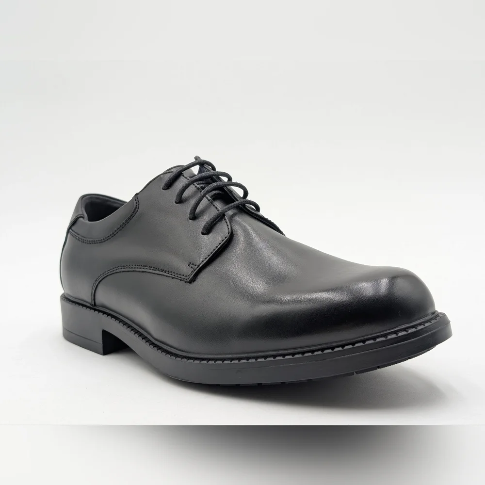 NWT Bruno Marc Oxford Classic Black Men Dress Shoes Sz US 8.5 | EU 41.5 Lace-Up
